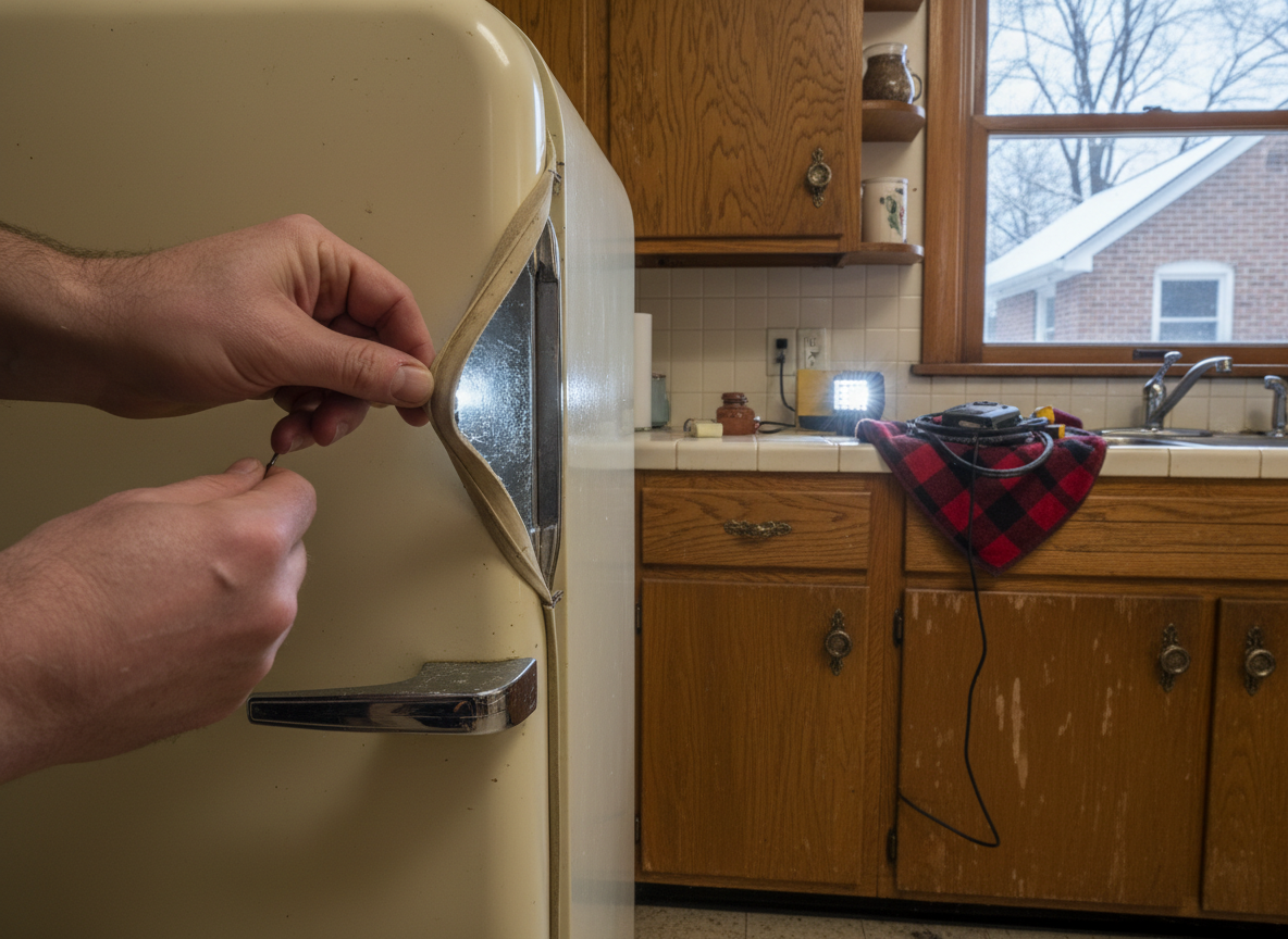 Checking Door Seals on Refrigerators in Older Rochester Homes